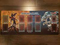 Yugioh Speed Duel Dark Magician and Blue-eyes White Dragon playmat